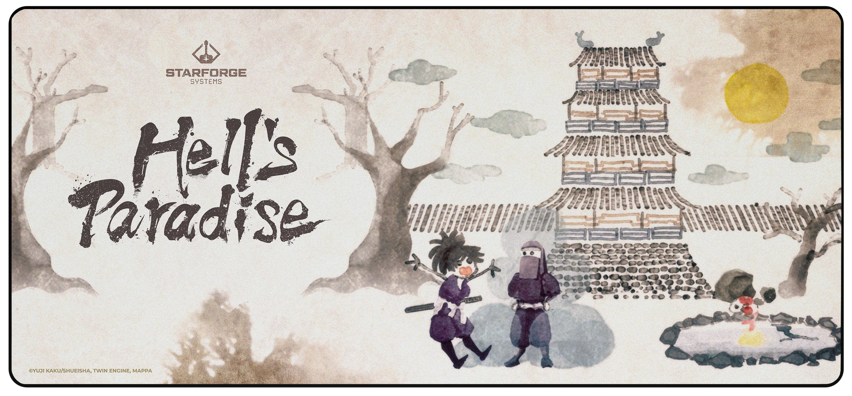 Detailed Plans - Hell's Paradise Desk Mat - Image 2