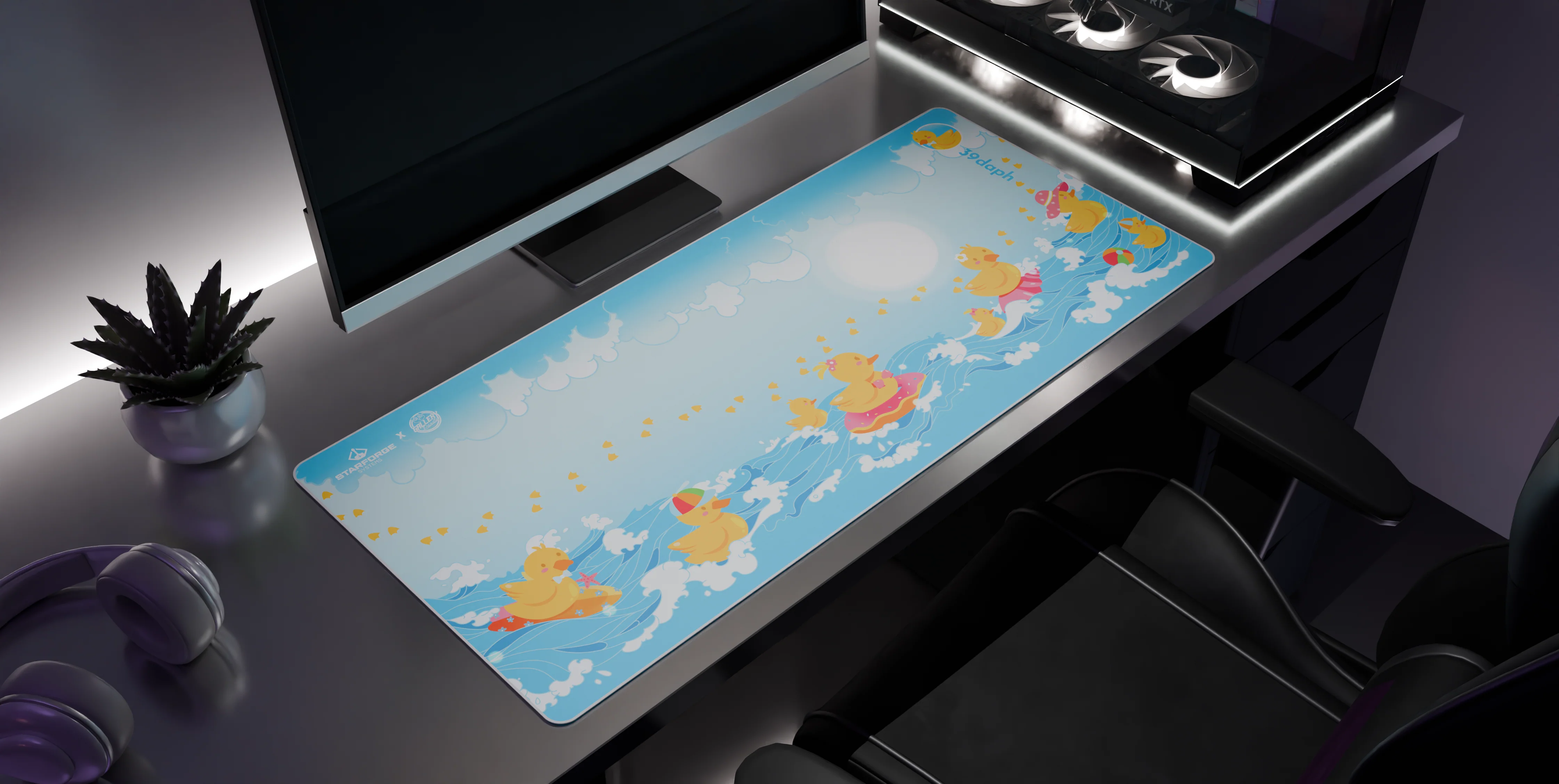 Daph's Ducks - Desk Mat - Image 2