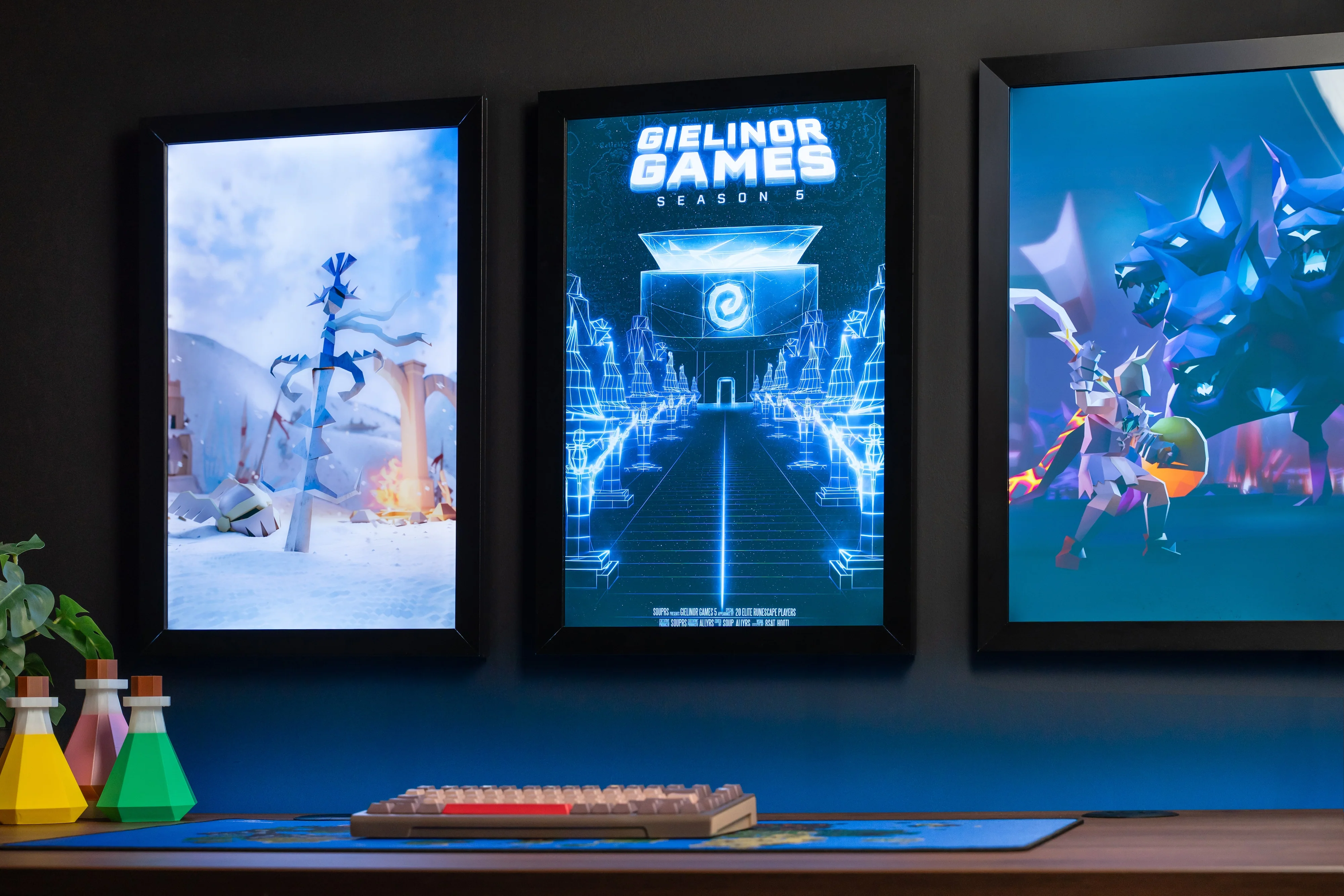 Gielinor Games Wall Art + Lightbox Bundle - Image 2