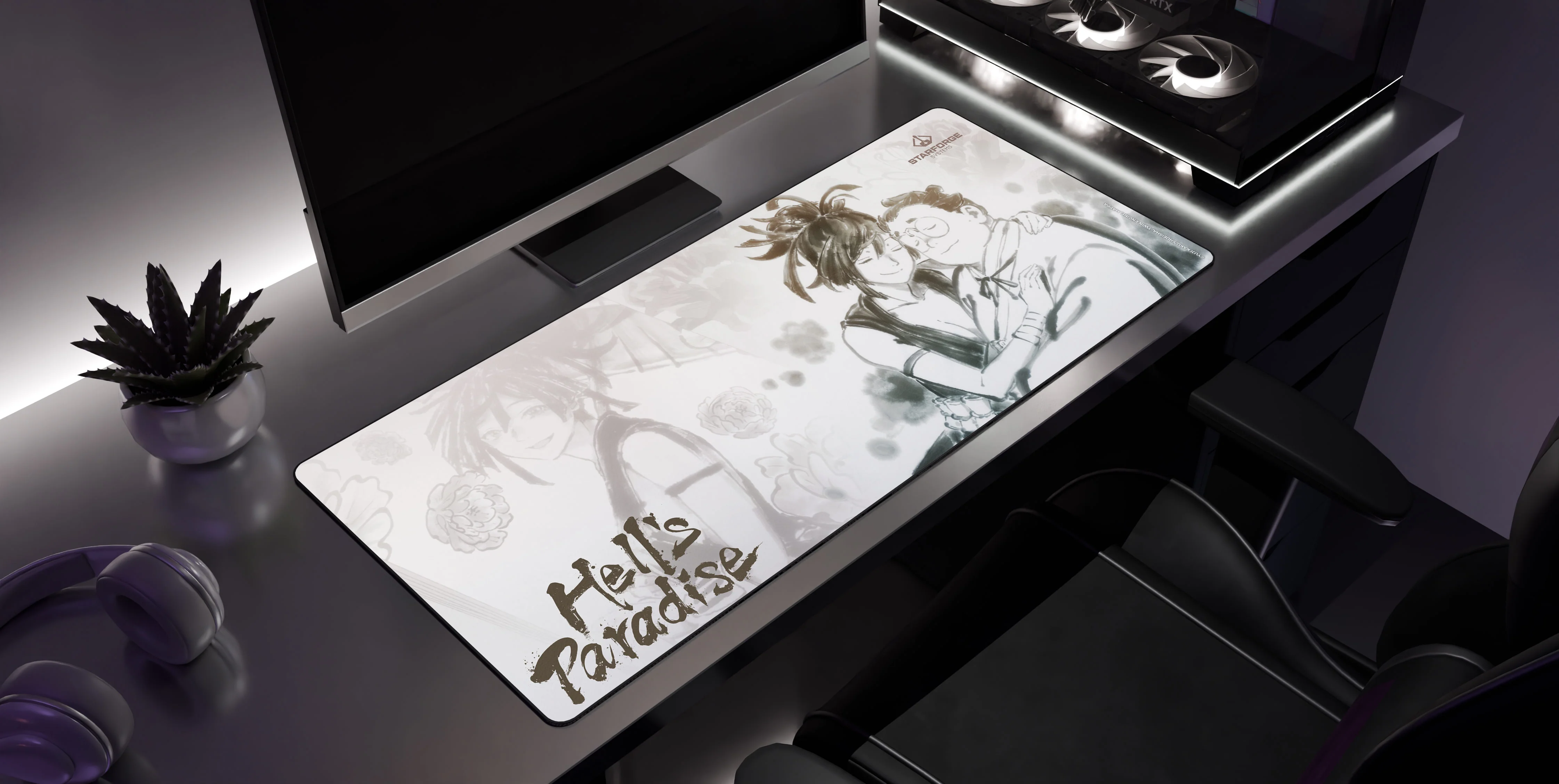 Memories - Hell's Paradise Desk Mat - Image 3