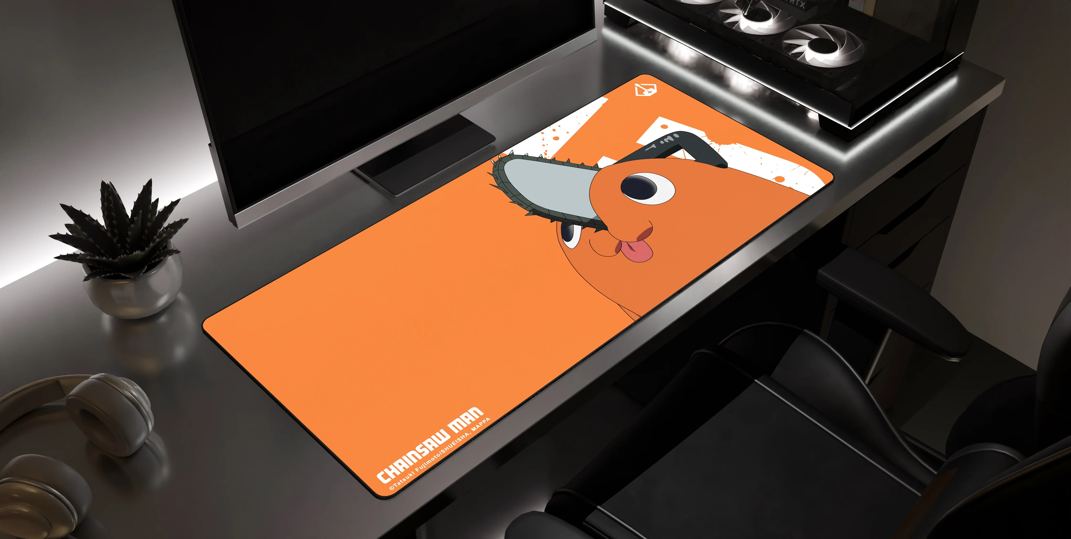 Pochita - Chainsaw Man Desk Mat - Image 3