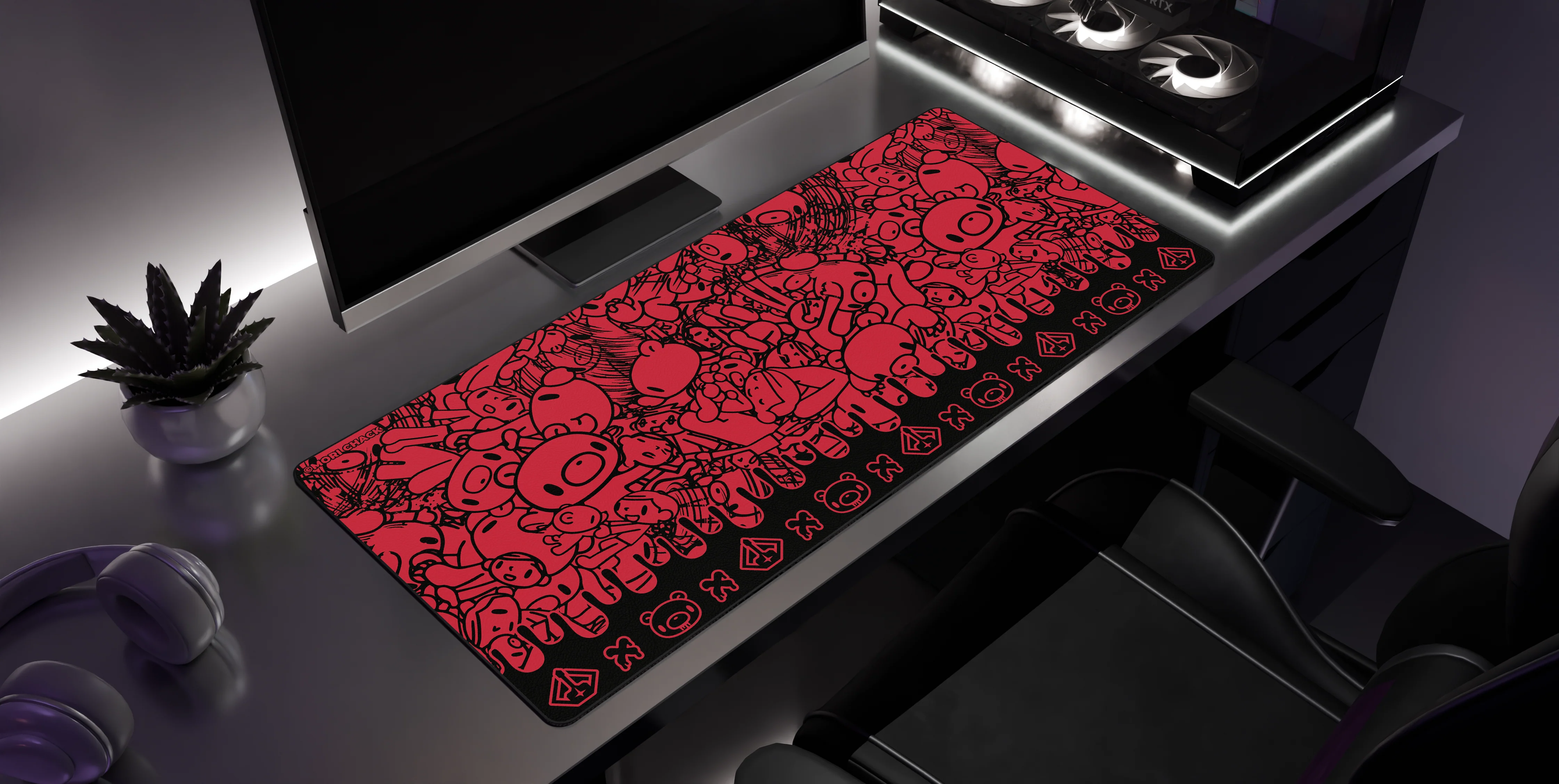 Seeing Red - Desk Mat - Image 2