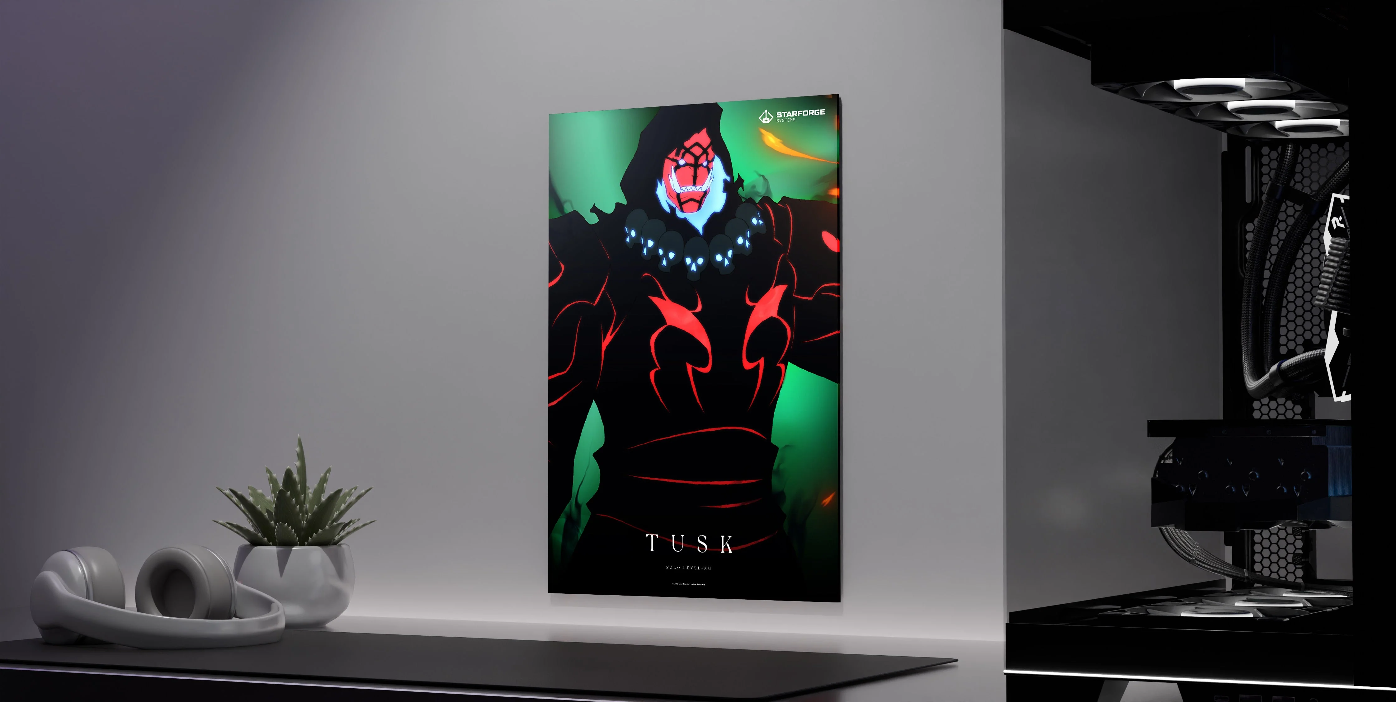 Tusk - Solo Leveling Wall Art - Image 2